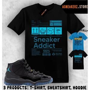 Shirt To Match Aj 11 Gamma Blue Matching Addict T-Shirt